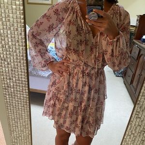 Shabby Chic floral blouson dress